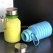 Складана силіконова пляшка Collapsible Зелена