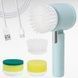 Щетка для уборки и мытья аккумуляторная Folding cleaning brush Голубая