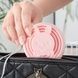 Силиконовый складной стакан Collapsible 200 мл розовый заец