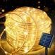 Гірлянда вулична світлодіодна Трубка із сонячною панеллю 10m 200LED LU994