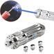 Лазерная указка с насадками Blue Laser B017 Серебряный
