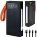 Power Bank 30000 mAh із вбудованими кабелями Type-C, Lightning, MicroUSB