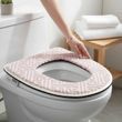 Чехол-сидение на унитаз Toilet seat cover AND 03 Розовый