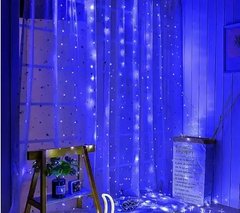 Гірлянда водоспад 200 LED 3m*2m Блакитна