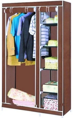 Складаний тканинний шафа Storage Wardrobe 68110 Коричневий