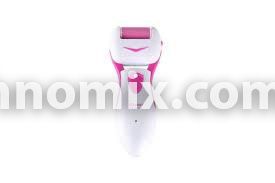Электрическая роликовая пилка Kemei KM-2502X 3в1 розовая