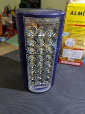 УЦІНКА! Ліхтар переносний 24LED Power bank 3 режими Almina 2606L Синій
