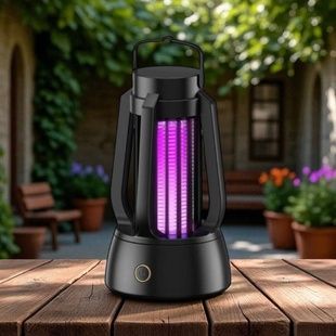 Пастка-знищувач комах Mosquito Killer Lamp for Camping Чорна