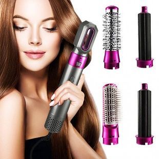 Фен щетка мультистайлер для волос 5 в 1 Hot Air Styler 5 насадок