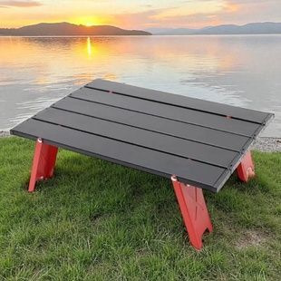 Стол складной кемпинговый алюминиевый 42x29x13см WestTune MA639 Черный