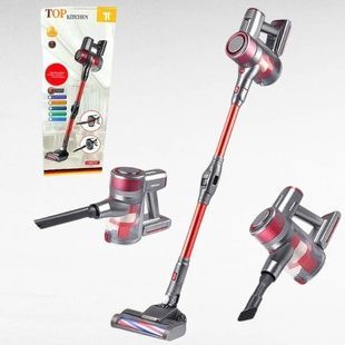 Пылесос беспроводной аккумуляторный 180Вт 2200 мАч Top Kitchen TK000240 Серый с красным