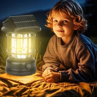 Лампа подвесная для кемпинга с солнечной панелью SOLAR LIGHT JH-7900