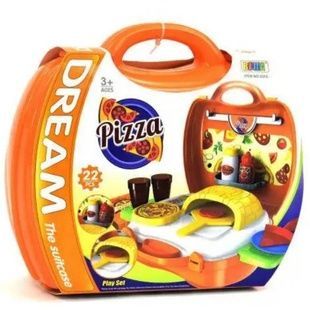Игровой набор "Кухня" Pizza в чемоданчике 22 предмета HSM 50312