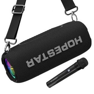 Колонка с микрофоном Hopestar P32 MAX 8800мАч Черная