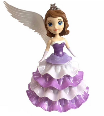 Танцующая кукла Little electric princess с крыльями 3 D light