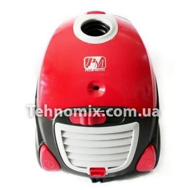 Пилосос мешковый Promotec PM-653 2000 Вт, для сухого прибирання Червоний