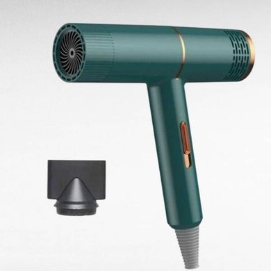 Розумний компактний фен з іонізацією Dry Hair Efficiently UKC MA03-56 Зелений