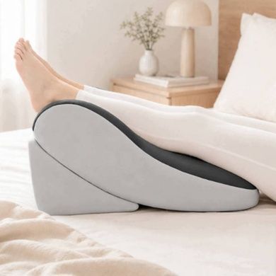 Подушка для изголовья с поддержкой шеи и спины RD-9107 56*44*30см Серая