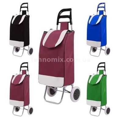 Сумка на коліщатках для покупокTrolley small Бордова