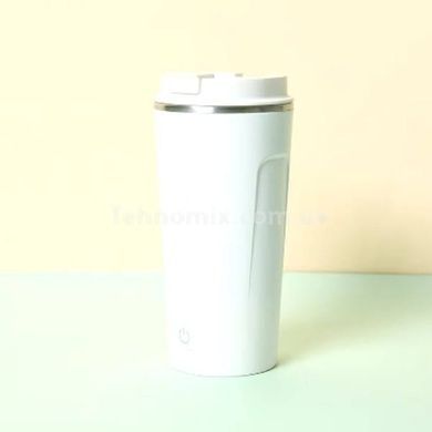 Термос мішалка автоматична з магнітом 400смл CUP AND945 Біла