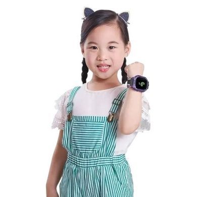 Смарт-годинник Smart Baby Watch Z6 HS-315 з GPS-трекером Фіолетовий