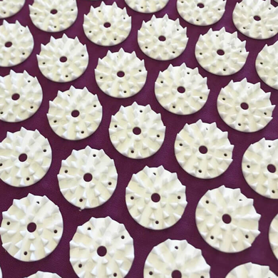 Акупунктурний масажний килимок Acupressure Mat Bed or of Nails Фіолетовий