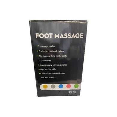 Массажер для ног электрический Shiatsu Foot Massager Белый с черным