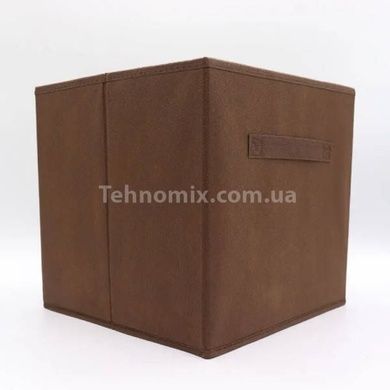Коробка складная для хранения вещей с ручкой XL-982 Коричневая