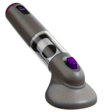Пилосос ручний акумуляторний із змінними насадками vacuum cleaner AND 233 Темно-сірий