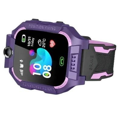 Смарт-годинник Smart Baby Watch Z6 HS-315 з GPS-трекером Фіолетовий