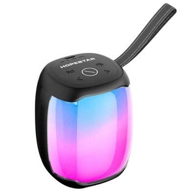 Бездротова колонка з підсвічуванням Bluetooth Hopestar P50 Чорна