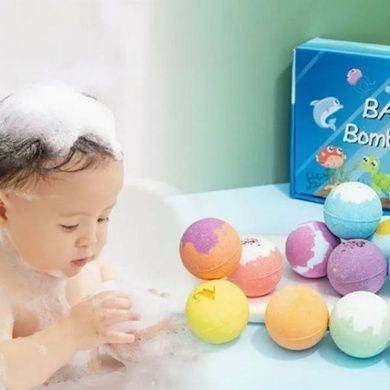 Набір бомбочок для ванни з іграшкою сюрпризом BATH BOMB GIFT Мікс квітів