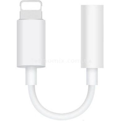 Перехідник для навушників із lightning на 3,5мм AUX Jack J-002 Білий