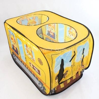 Палатка детская игровая Спецтехника 110*70*70см Kids Indoor Outdoor Playhouse YELLOW Желтая