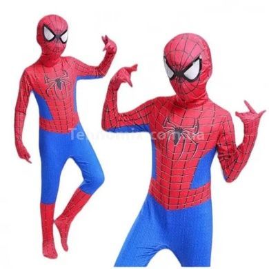 Костюм Человек Паук комбинезон + балаклава Spider Man Размер S(100-110см)