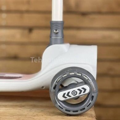 Самокат детский трехколесный 125*47см с подсветкой и музыкой Skyper FG-01417 Серый