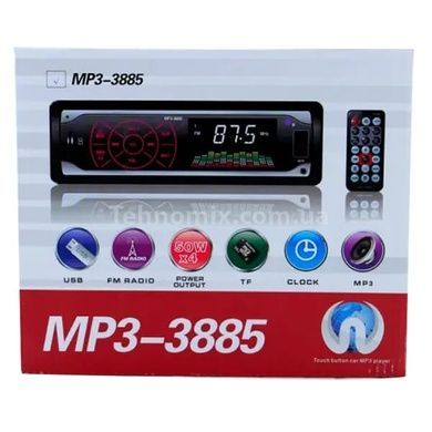 Автомагнитола MP3-3885 ISO 1DIN сенсор