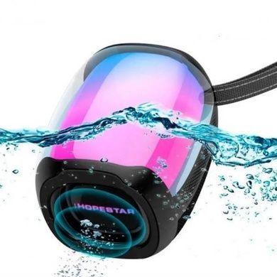 Бездротова колонка з підсвічуванням Bluetooth Hopestar P50 Чорна