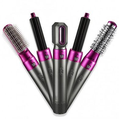 Фен щітка мультистайлер для волосся 5 в 1 Hot Air Styler 5 насадок