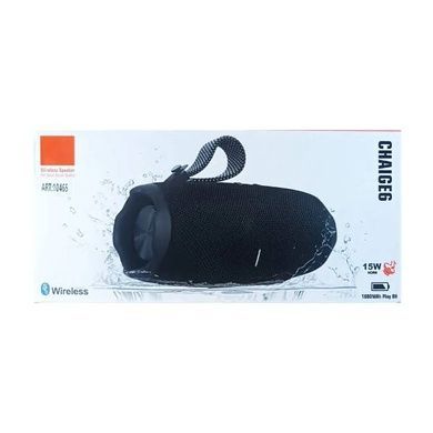 Колонка акумуляторна Bluetooth CHARGER 6 Чорна