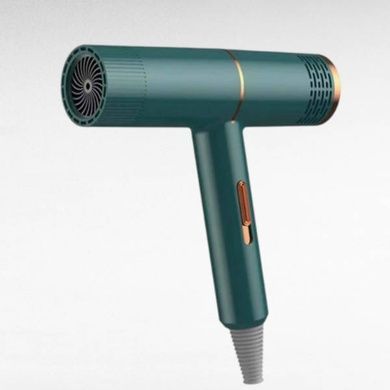 Розумний компактний фен з іонізацією Dry Hair Efficiently UKC MA03-56 Зелений