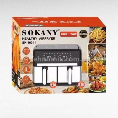 Мультипечь двухкамерная 5+5л 1500+1500Вт Sokany SK-10041 1