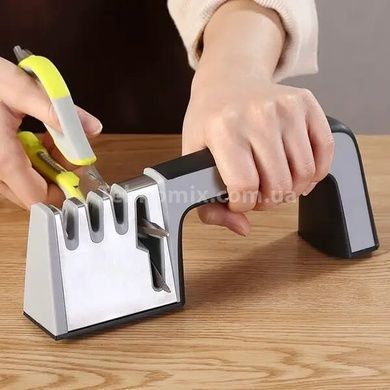 Точилка для ножів та ножиць 4в1 K&Uuml;CHENCHEF KF-08