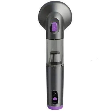 Пилосос ручний акумуляторний із змінними насадками vacuum cleaner AND 233 Темно-сірий
