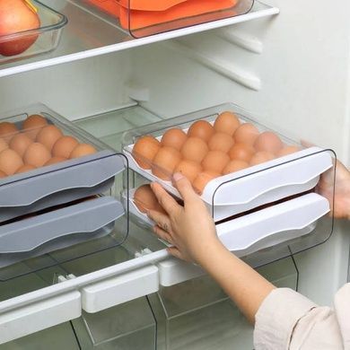 Контейнер для зберігання яєць Egg box AND1454 Сірий