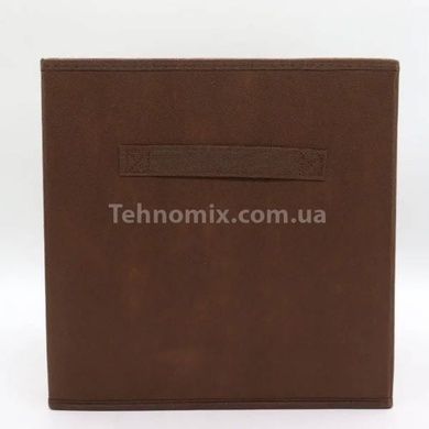 Коробка складная для хранения вещей с ручкой XL-982 Коричневая