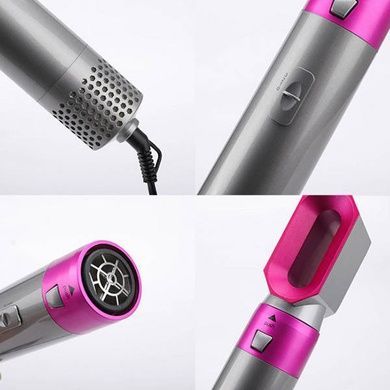 Фен щітка мультистайлер для волосся 5 в 1 Hot Air Styler 5 насадок