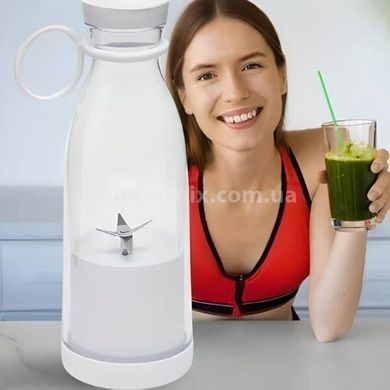 Портативний блендер FRESH JUICE міні блендер для смузі Білий