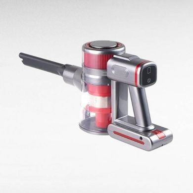 Пылесос беспроводной аккумуляторный 180Вт 2200 мАч Top Kitchen TK000240 Серый с красным