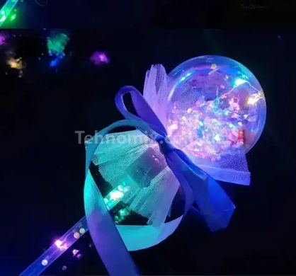 Кулька на паличці аксесуар на вечірку Glow Sticks For Fairies Синя стрічка
